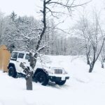 ［2022年］エルム高原家族旅行村で冬キャンプ！まだまだ豪雪です